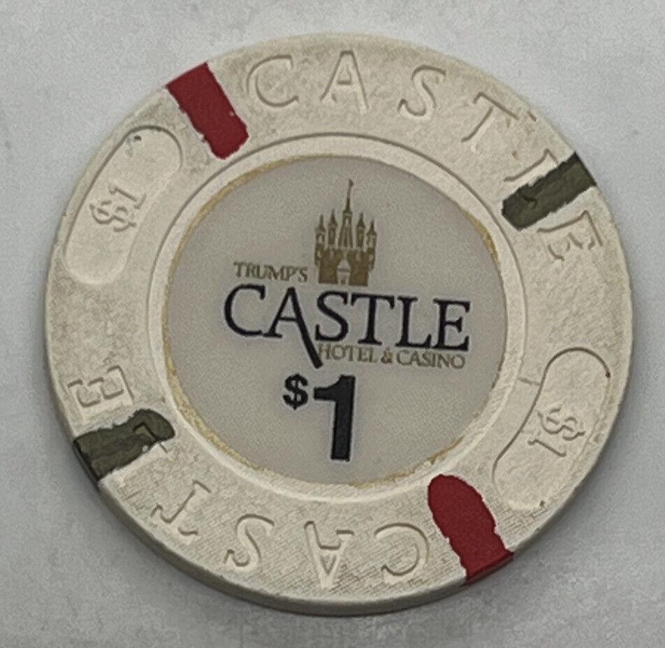 Trump’s Castle $1 Casino Chip Atlantic City New Jersey 1985-1997