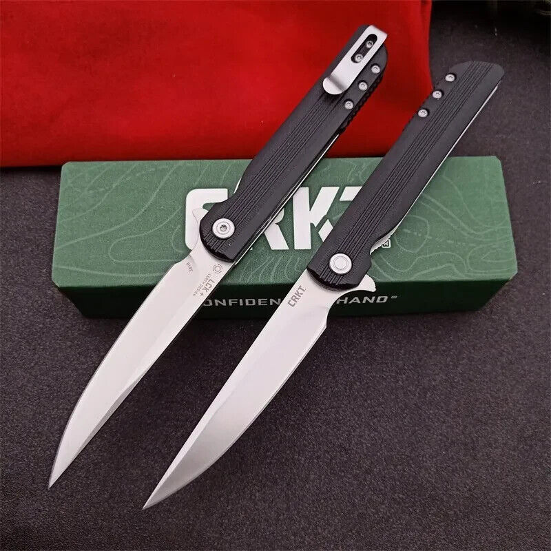 CRKT CEO EDC Folding Pocket Knife: Low Profile Gentleman's Knife, LARGE 3810