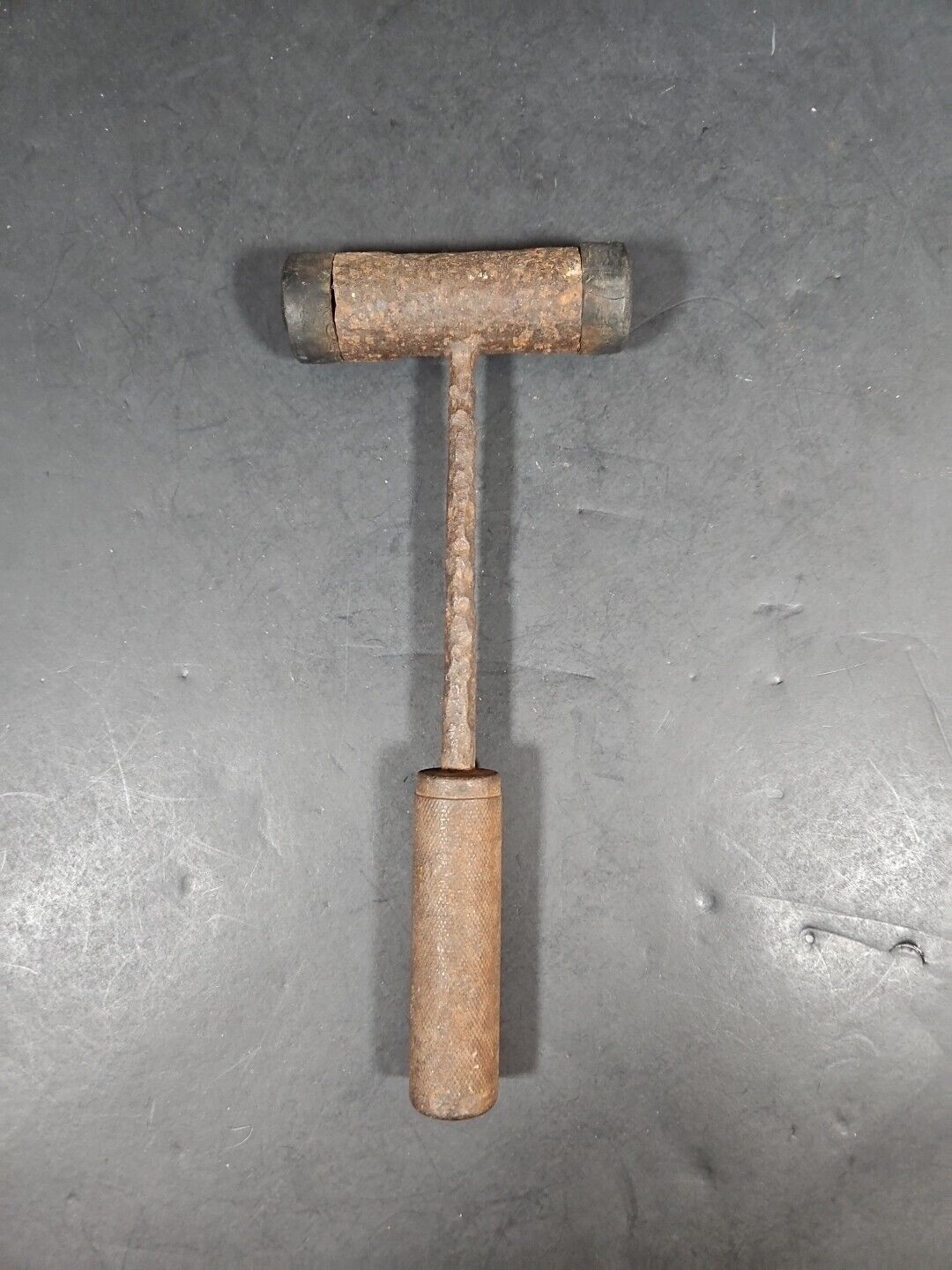 Vintage HEAVY METAL Primitive Hammer Rubber DAMPENER Pitted Rusted Anti MAR
