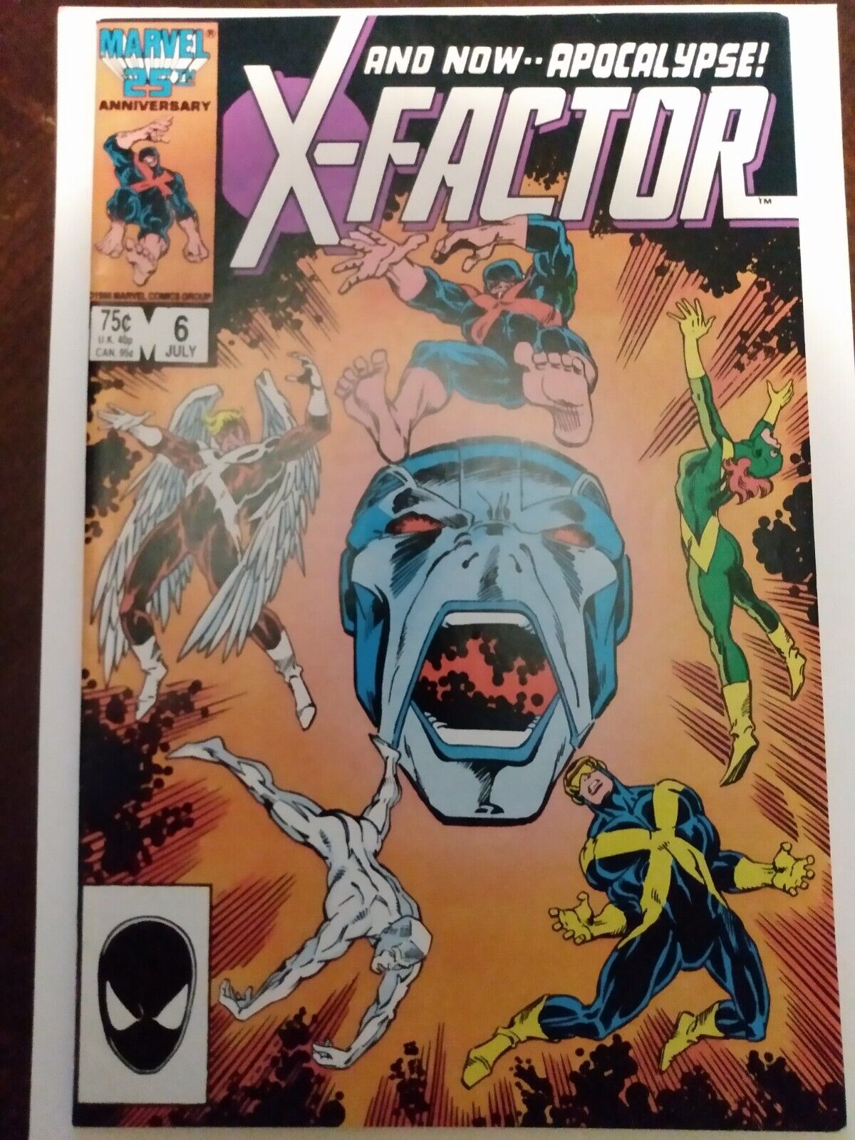 X-Factor: Vol. 1, #6 July 1986, NM- Condition. Near flawless comic. 