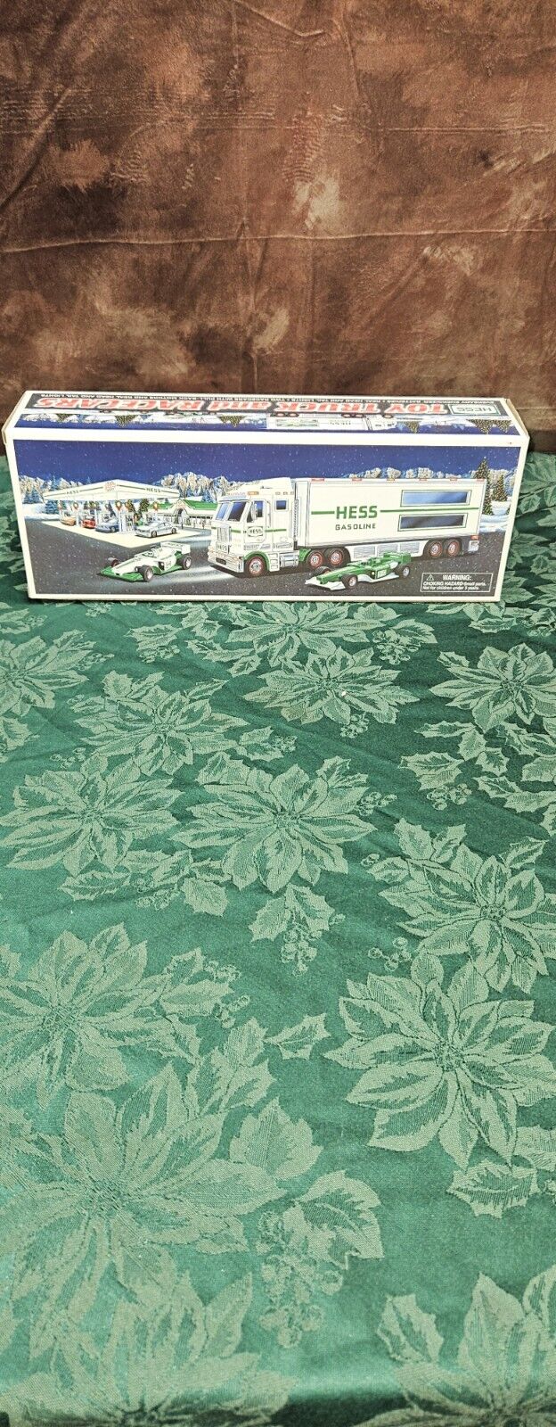 Hess Toy Truck With Racecars In Box