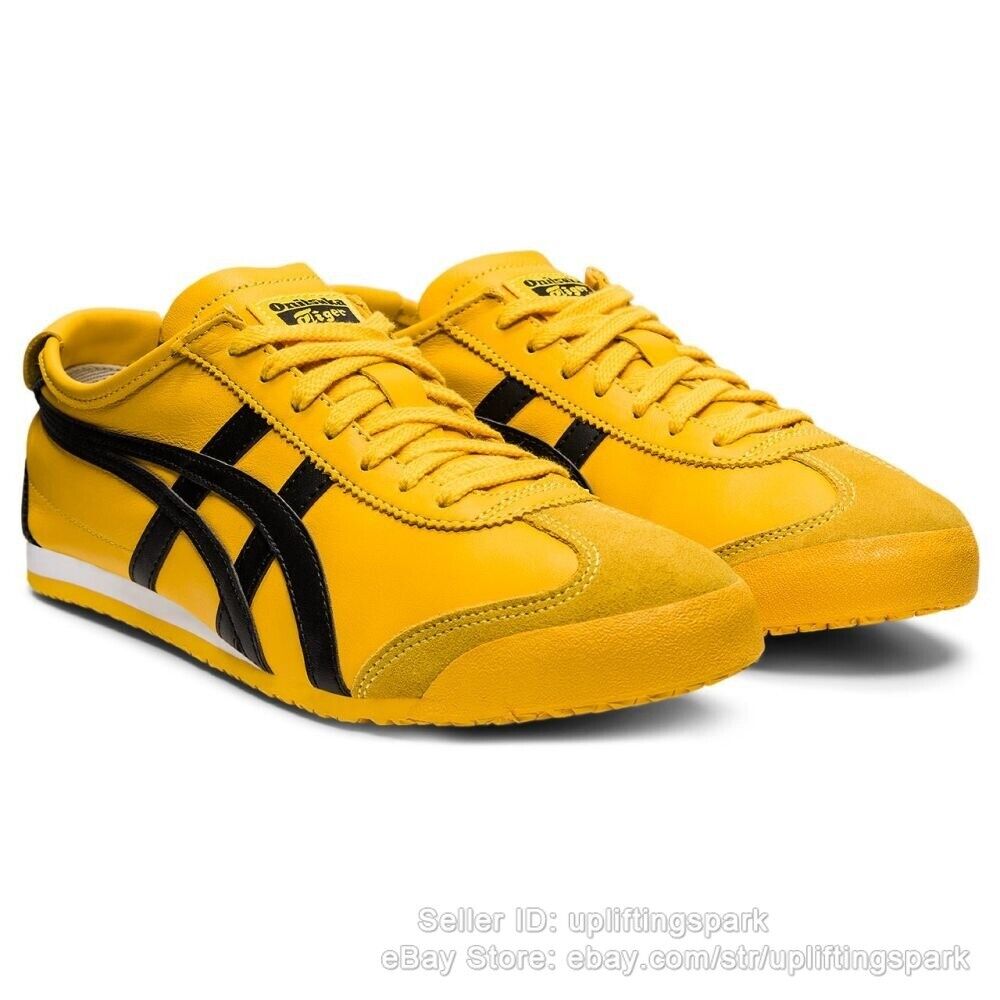 Onitsuka Tiger Sneakers Mexico 66 Yellow/Black Unisex 1183C102-751 Classic Shoes