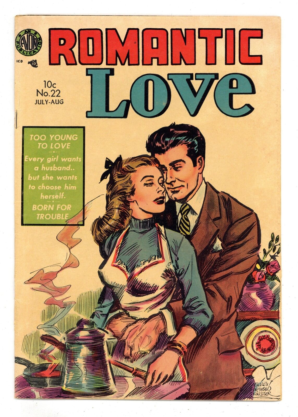 Romantic Love #22 VG+ 4.5 1954