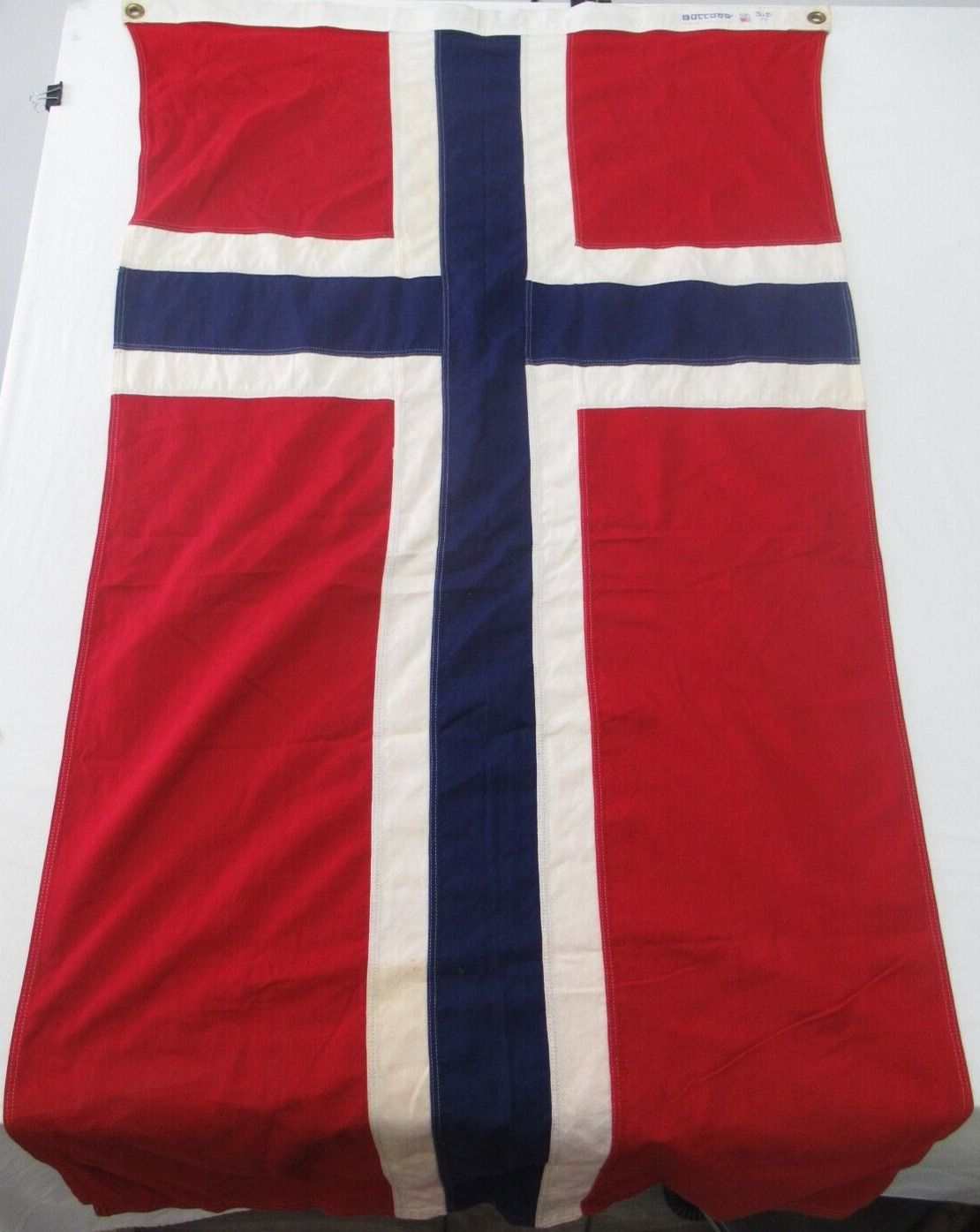 Vintage Bulldog Norwegian Flag