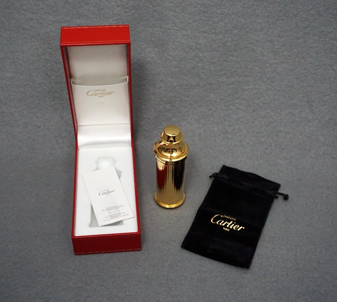 + RARE SO PRETTY Cartier Paris Limited Edition Refillable Purse Natural Spray +