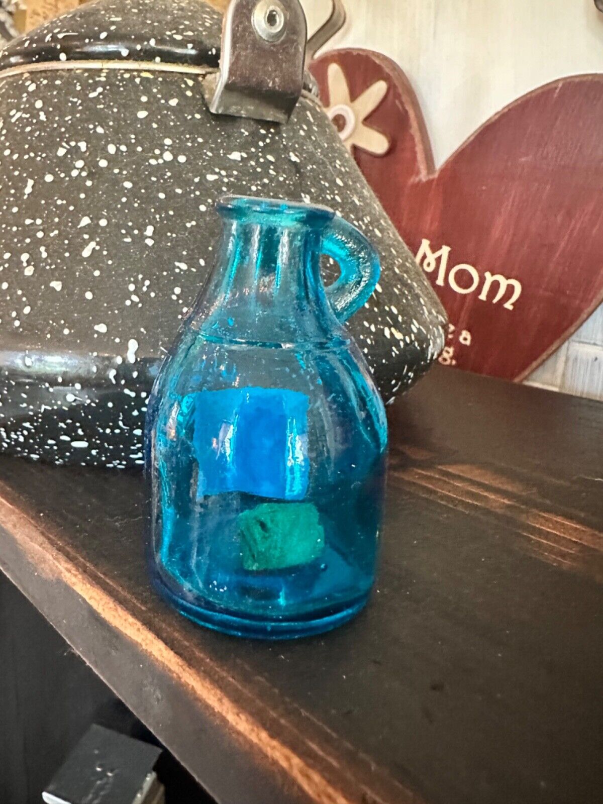 mini blue jug