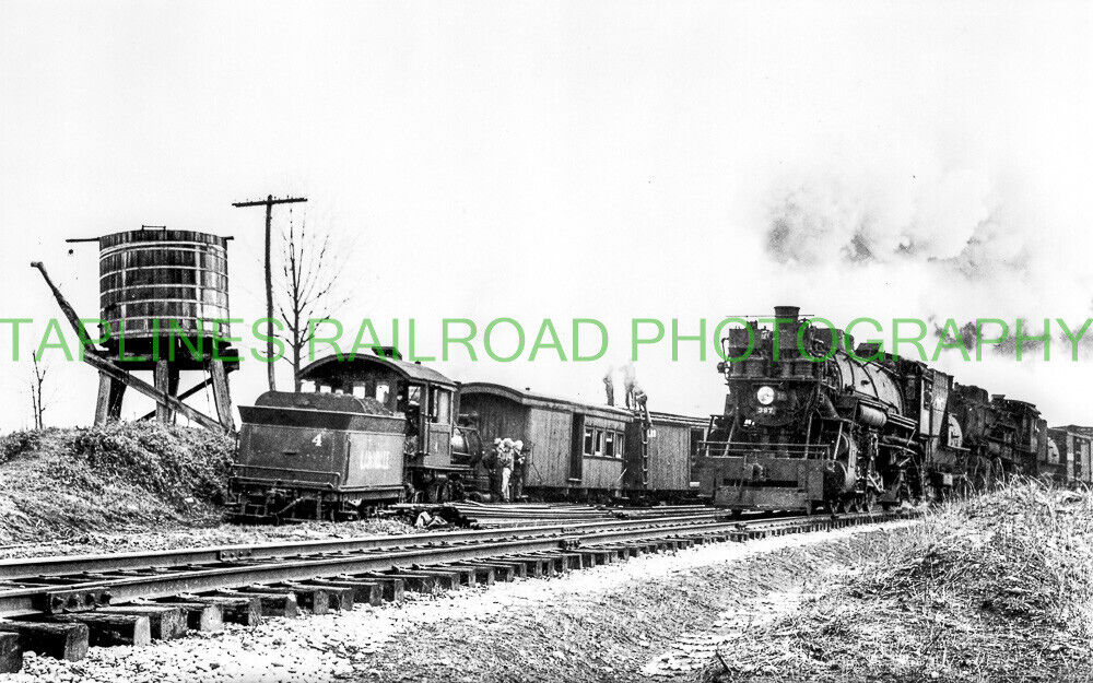 Lawndale #4 2-8-0 At Lawndale Jct. March 1942 Meets SAL 3\' NG  NC NEW 5X8 PHOTO