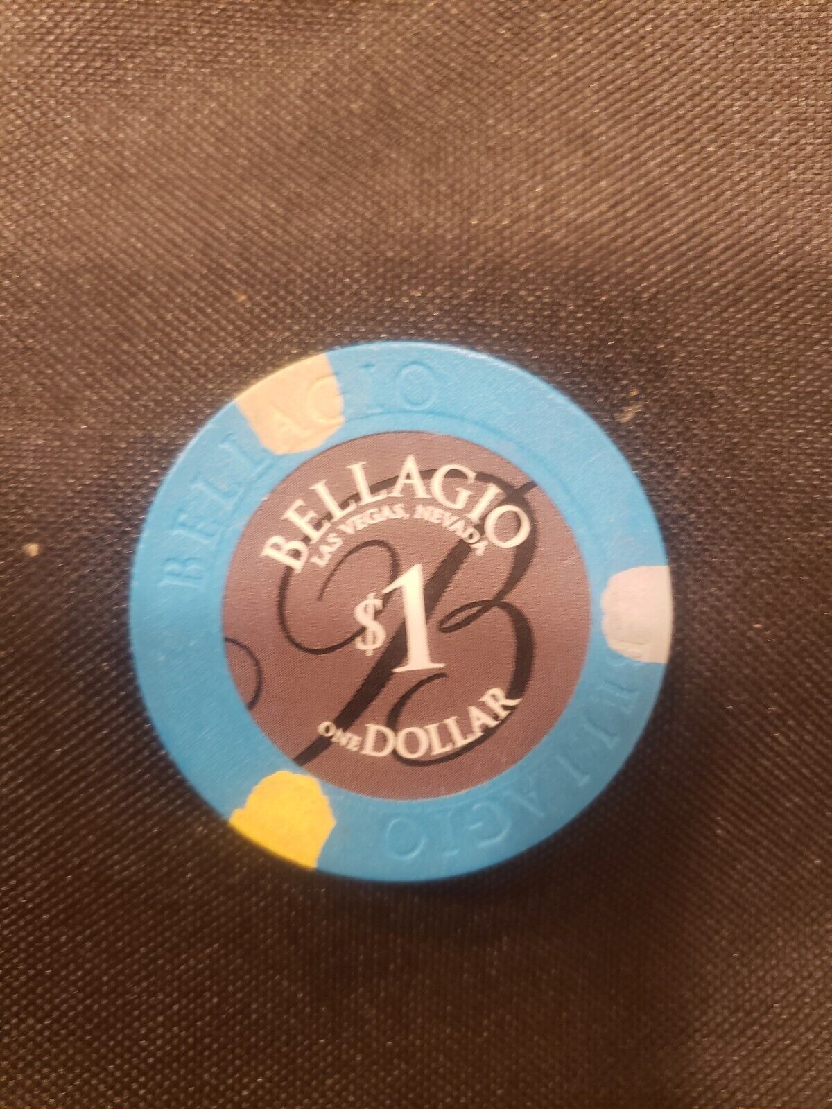 1.00 Chip from the Bellagio Casino Las Vegas Nevada 