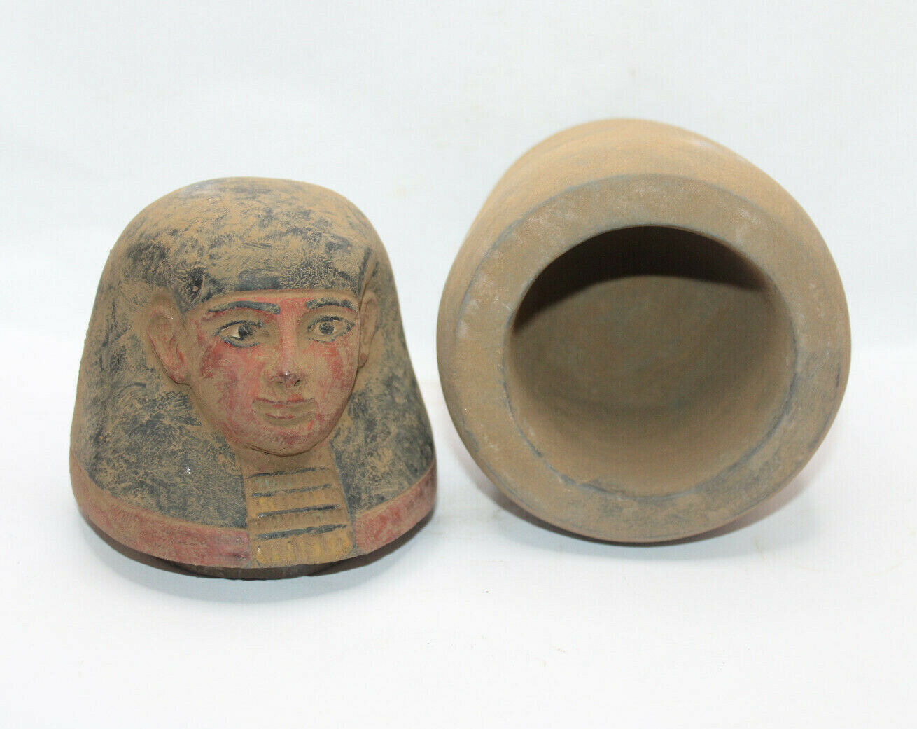 PHARAONIC ANCIENT EGYPTIAN ANTIQUE ISIS CANOPIC Jar Mummification EGYCOM