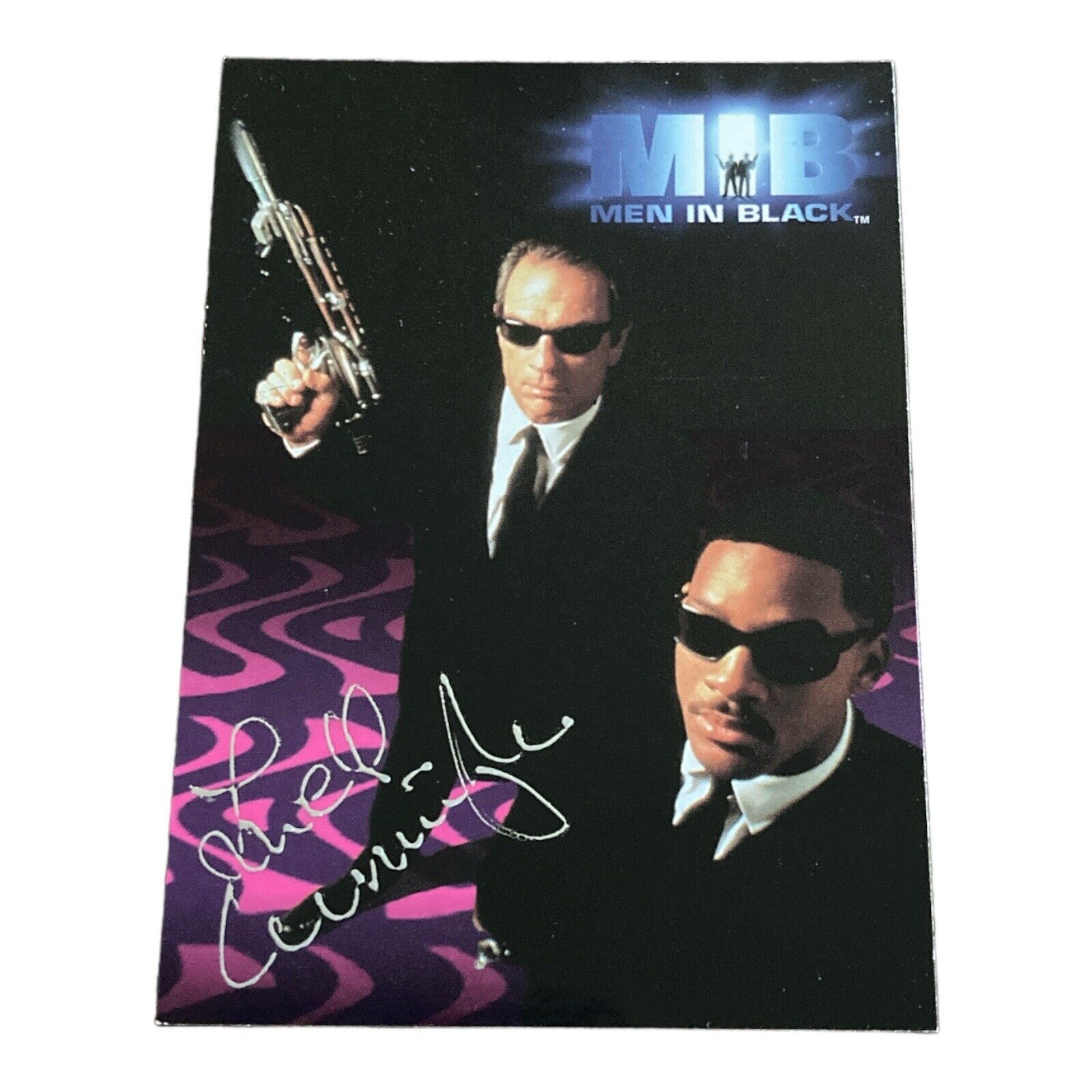 MEN IN BLACK INKWORKS 1997 Pack-Pulled AUTOGRAPH PROMO CARD by LOWELL CUNNINGHAM