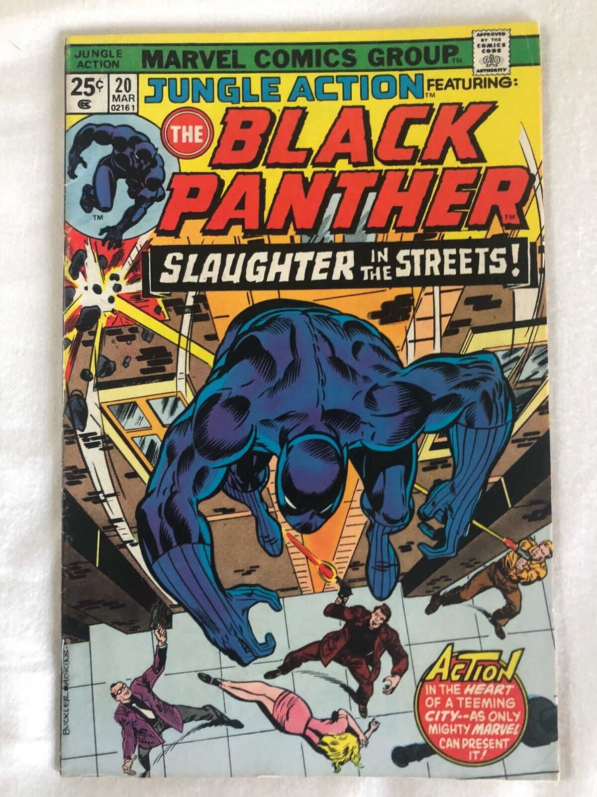 JUNGLE ACTION featuring BLACK PANTHER #20 - (1976) - Marvel Comics