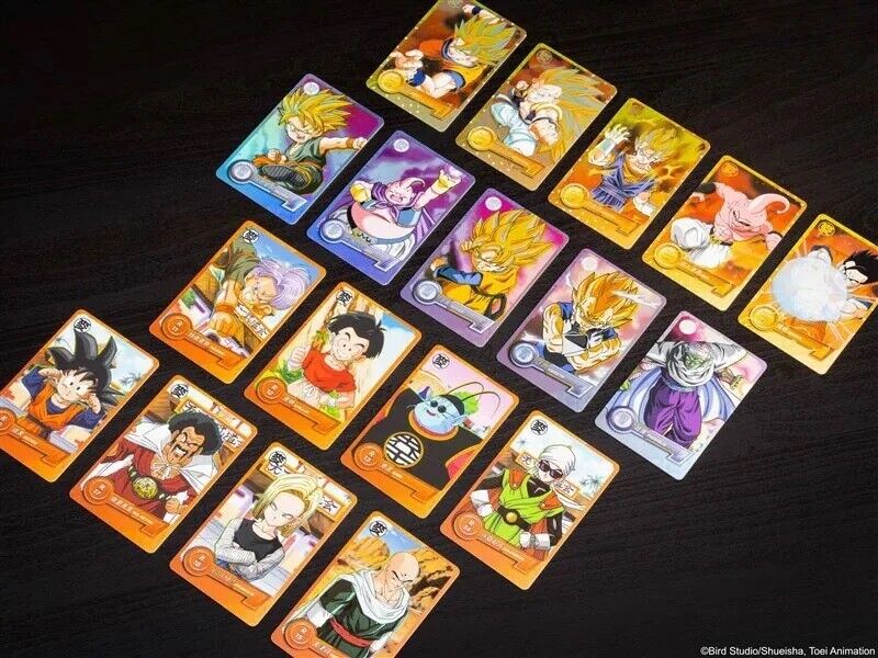 Dragon Ball Z X McDonald\'s Taiwan Trading Card Full Set 18 Cards (SSR, SR & R)