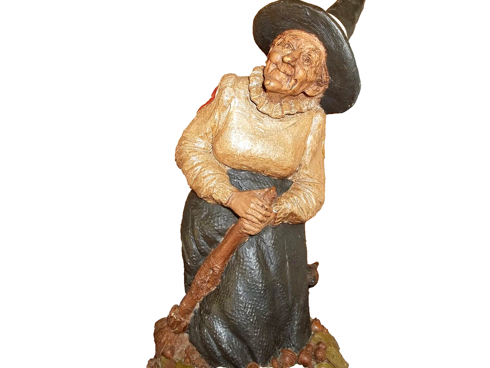 Tom Clark Gnome Cairn Studio Hazel the Witch Retired SIGNED Halloween