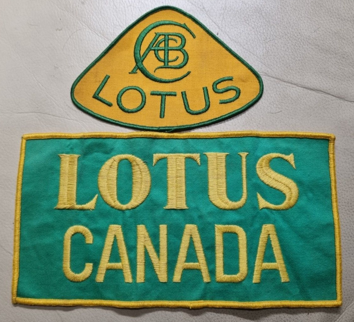 Genuine Lotus Racing Team  Jacket Patches - Circa Late 1970\'s early 80\'s