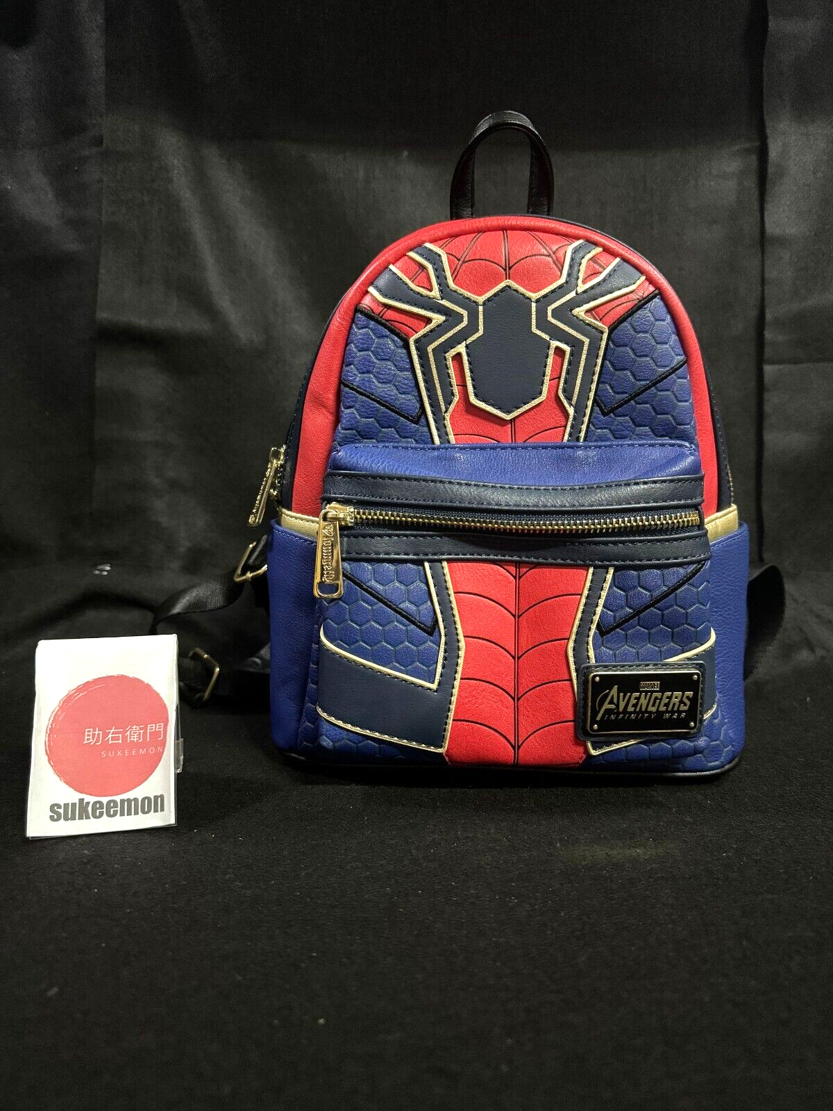 Loungefly Marvel Avengers Iron Spider Mini Backpack Auth ASAP Super Rare