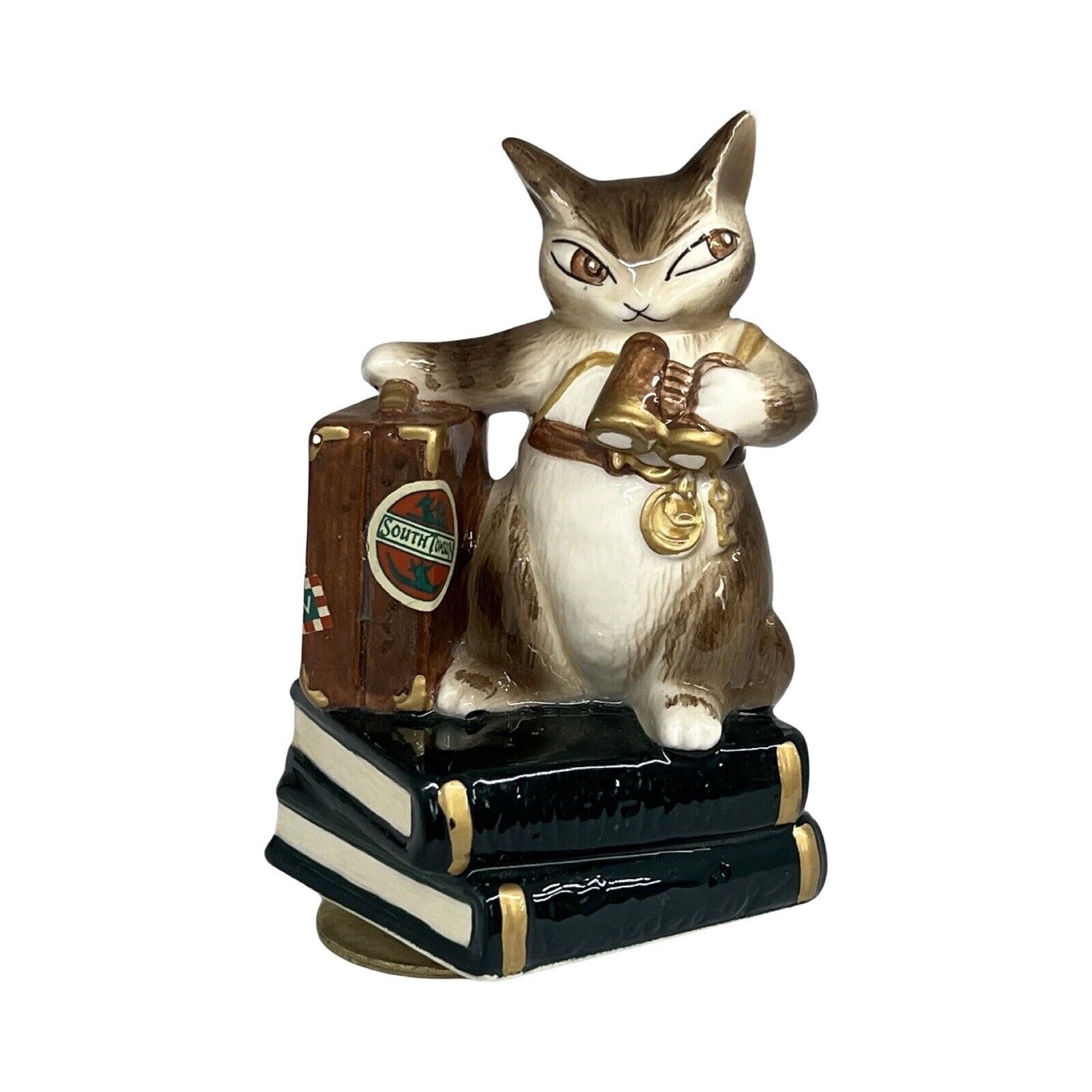 Wachifield Dayan The Cat Music Box Collectible Around The World In 80 Days