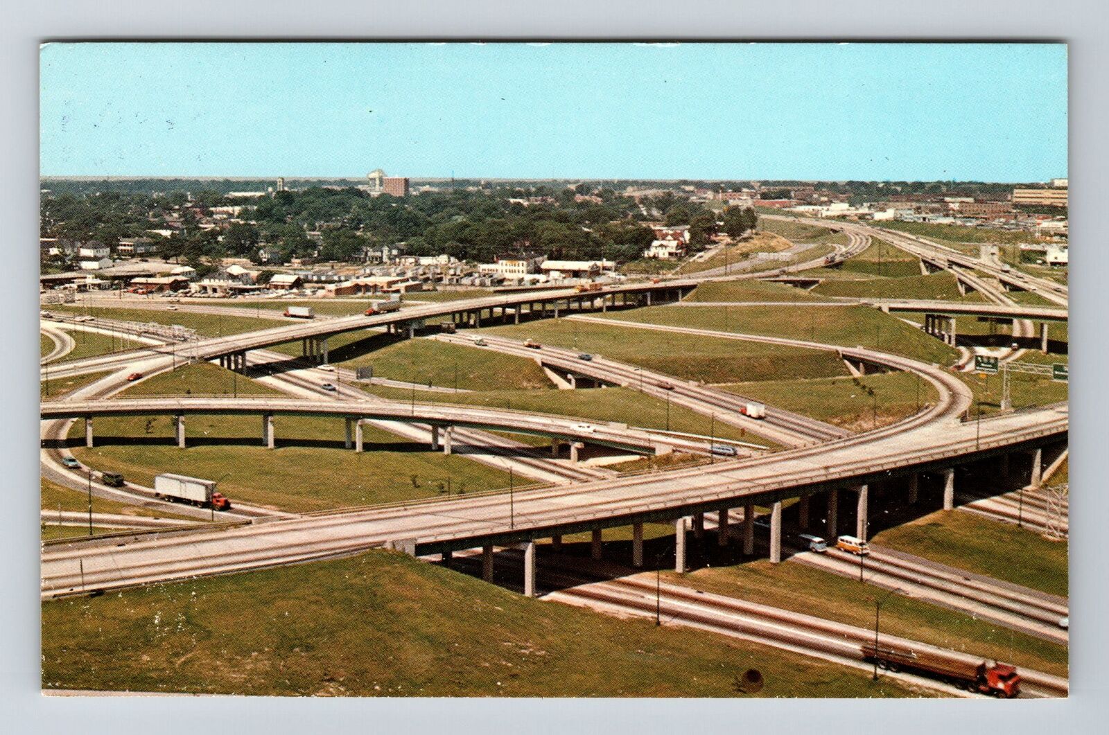 Atlanta GA-Georgia, Scenic Greetings, Aerial View, Vintage Postcard