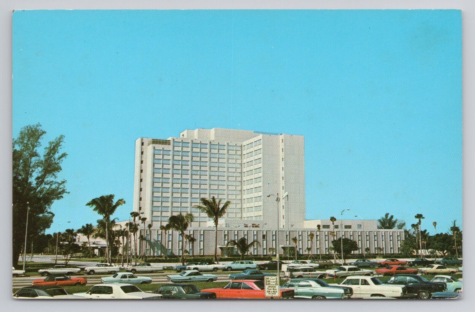 Postcard Veterans Administration Hospital Miami Florida