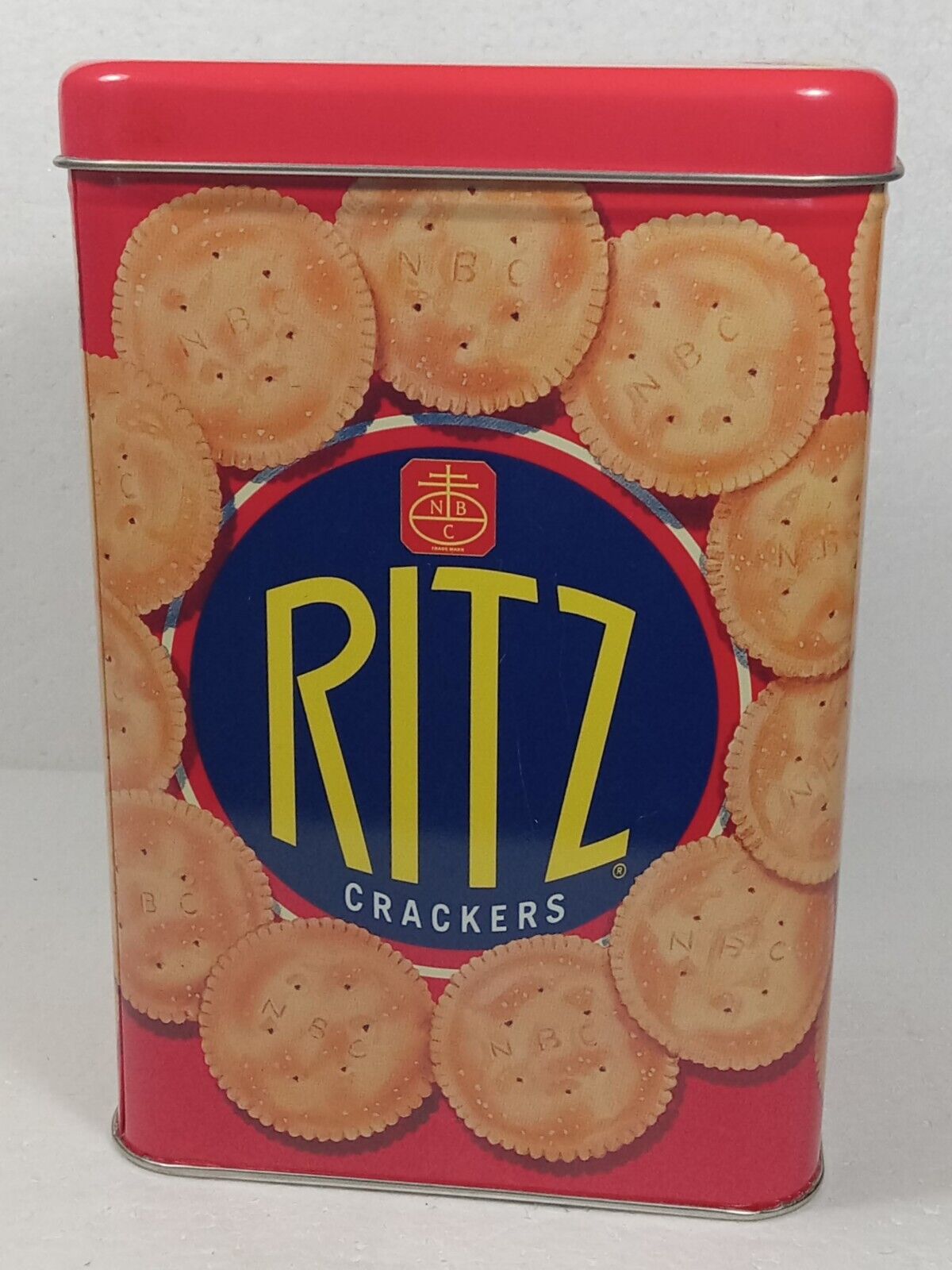 Nabisco Ritz Cracker Tin Vintage 1994 Empty Collectors Tin  8.75