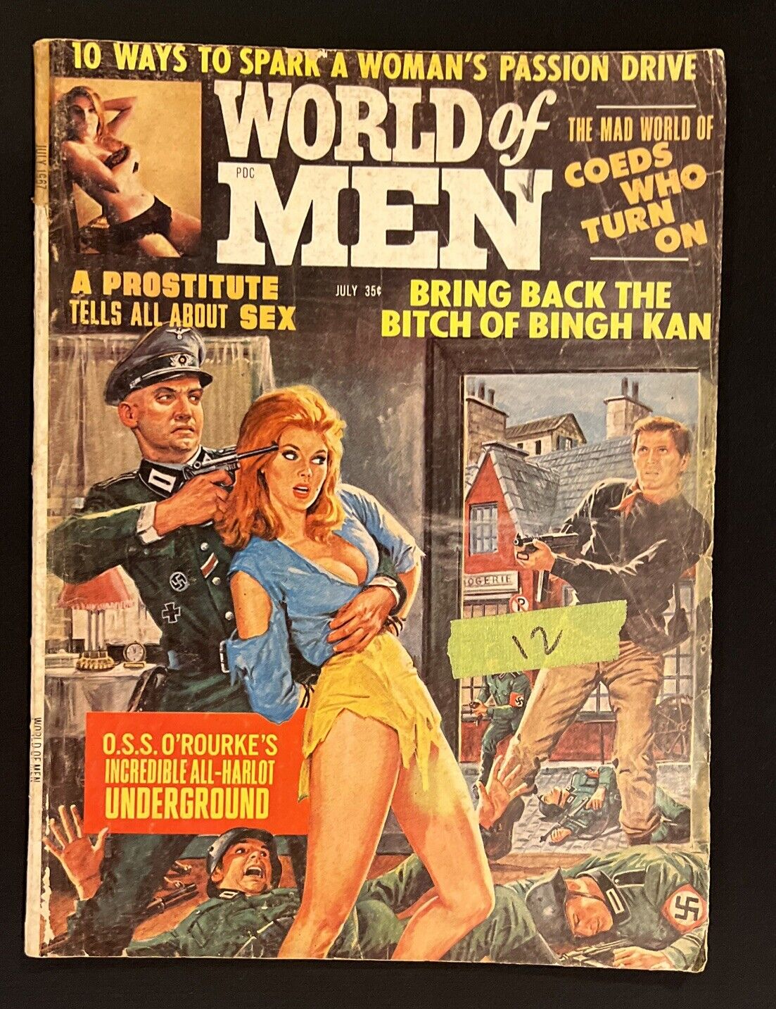 World of Men Magazine July 1967 Vol. 5 No. 4