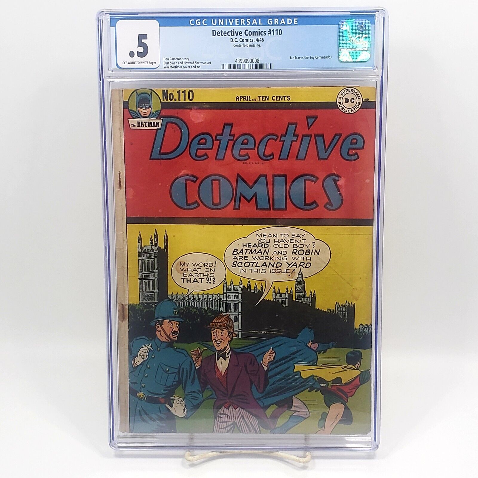 Detective Comics #110 (1946) [D.C. Comics] (CGC: 0.5)