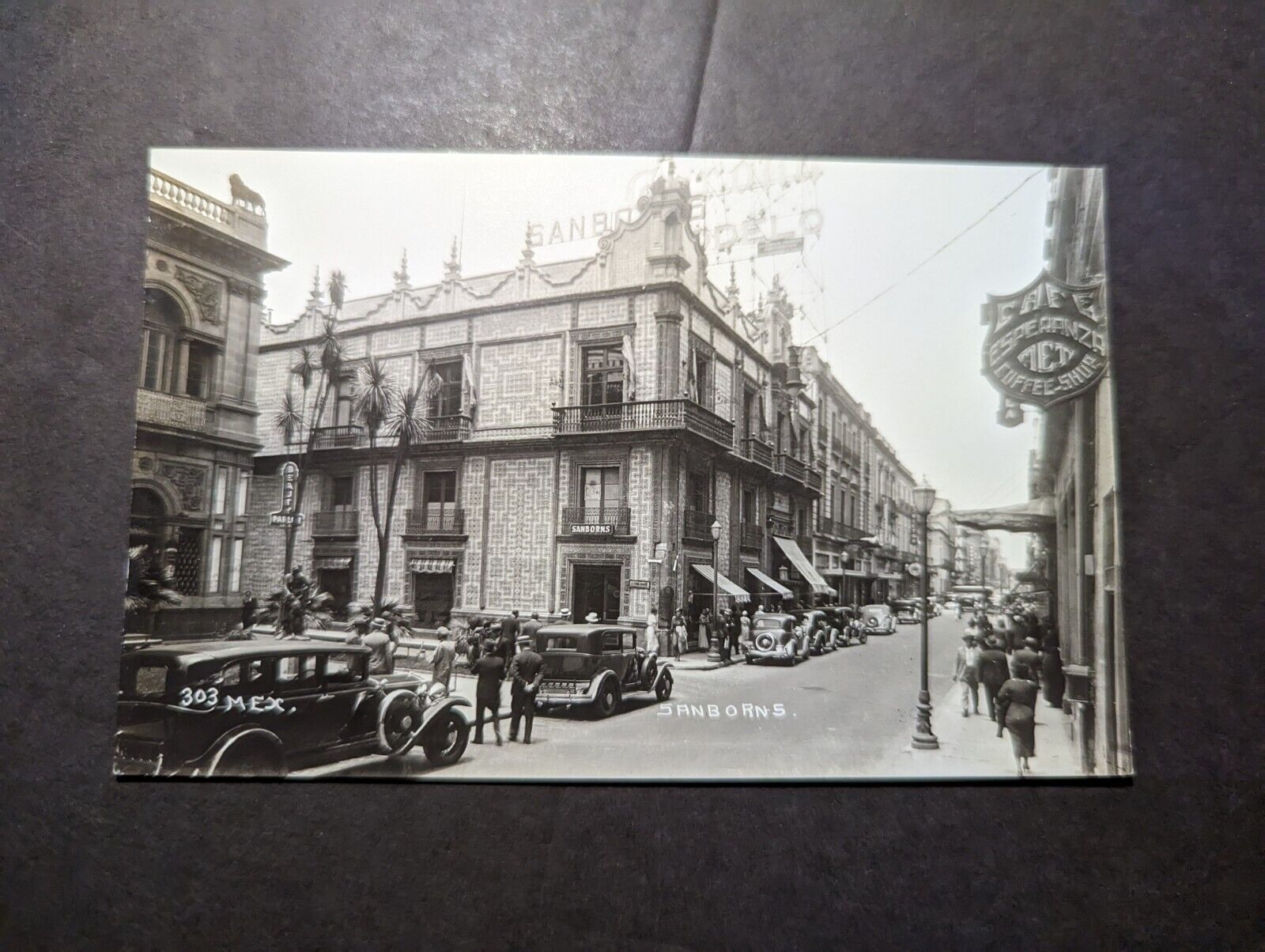Mint Mexico RPPC Postcard Sanborns Street View