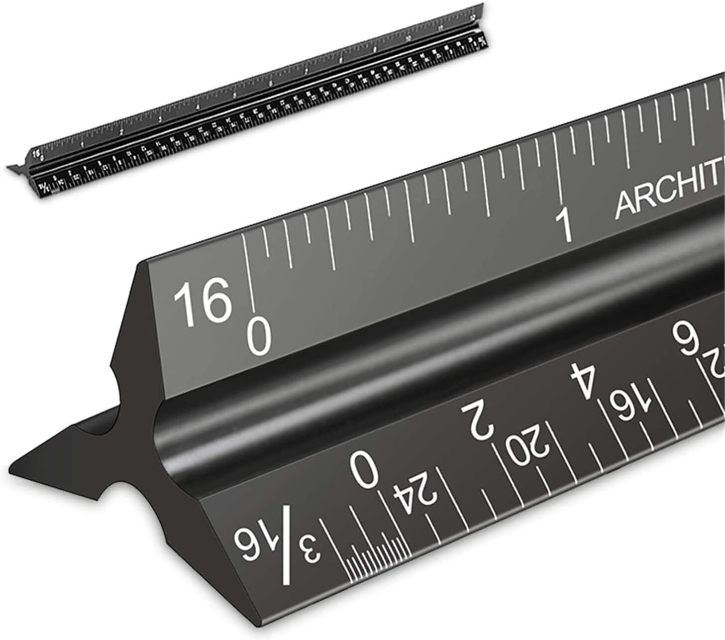 Architectural Scale Ruler for Blueprint,12\'\'Metric Metal Engineer for Architects