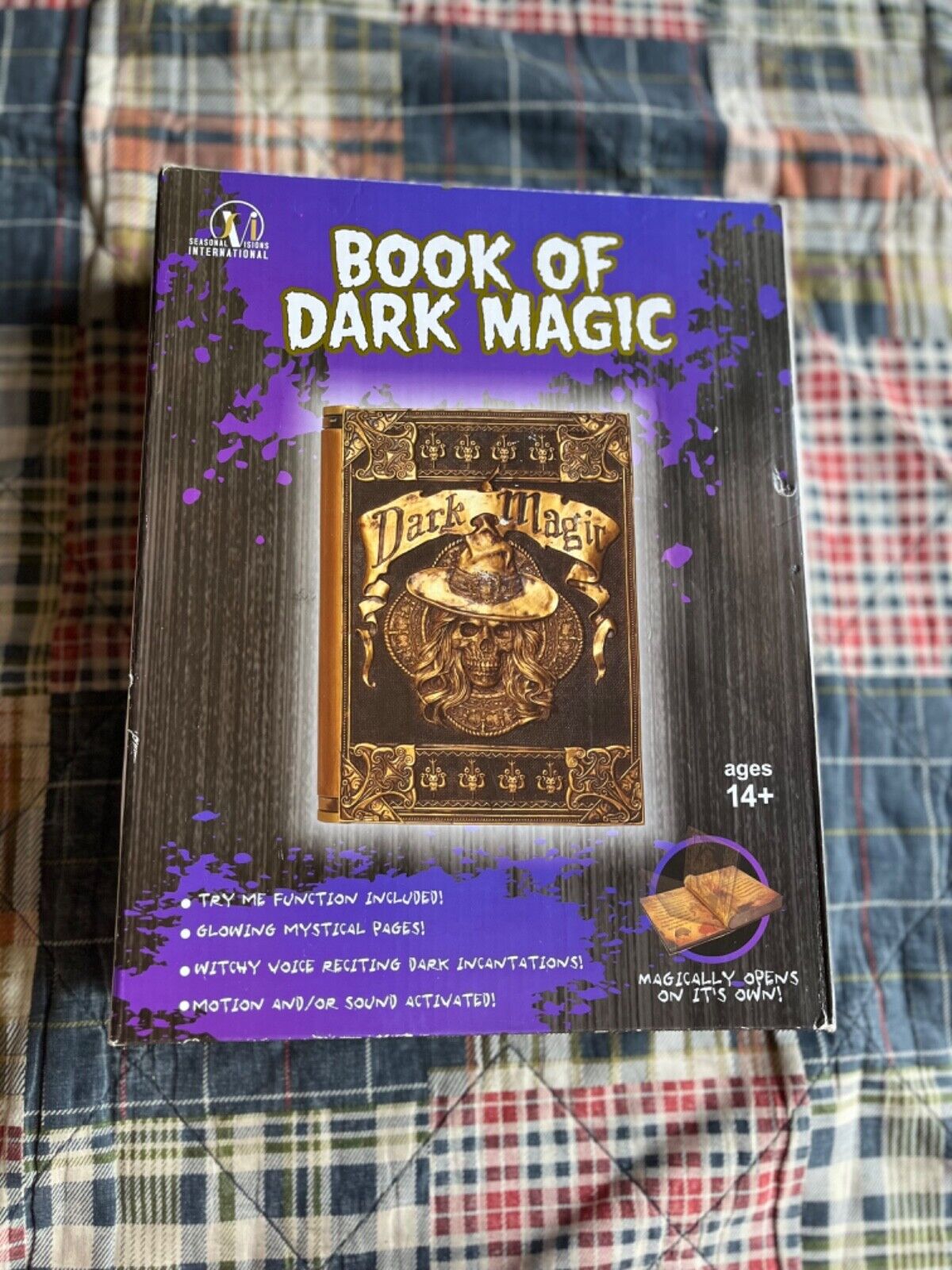 Seasonal Visions International Halloween Prop Book of Dark Magic Great Working
