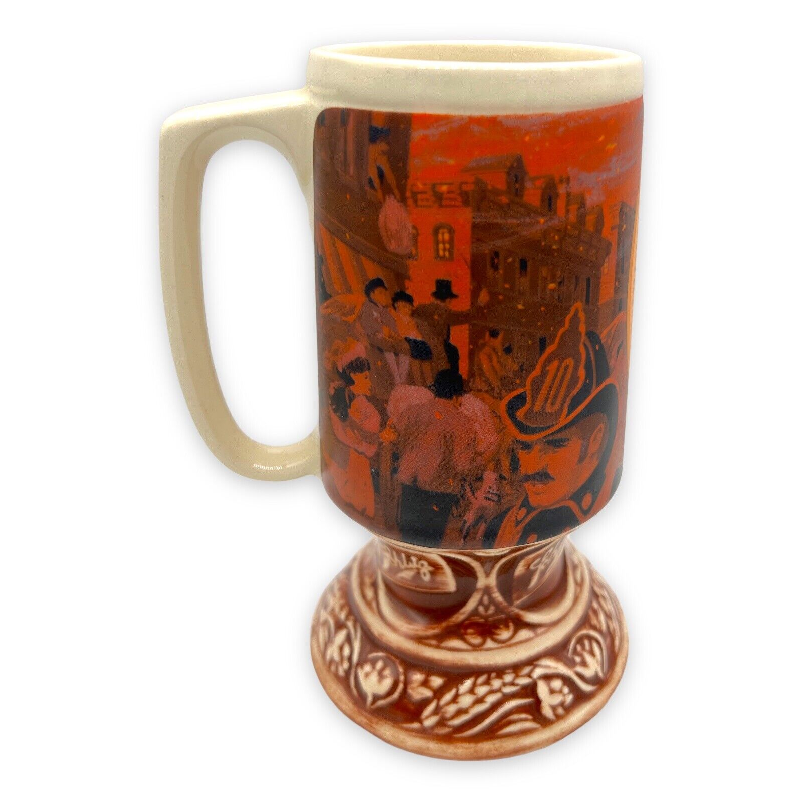 Vintage Schlitz ‘1871 Chicago Fire’ Collectors Stein Mug Cup