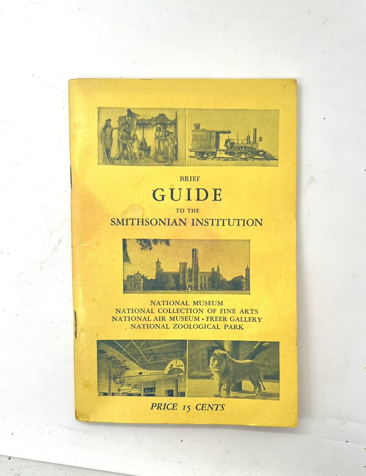 VINTAGE 1950s BRIEF GUIDE SMITHSONIAN INSTITUTION 8th edition Booklet