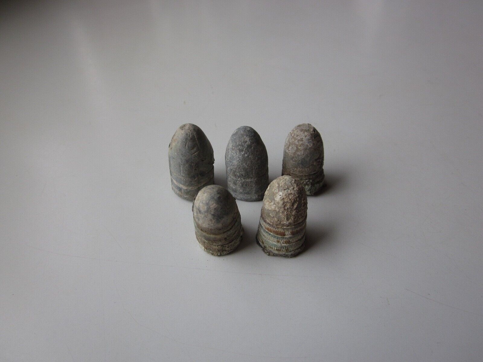 Lot of 5 ancient rare lead bullets Russian - Turkish War (1877-1878).(2)