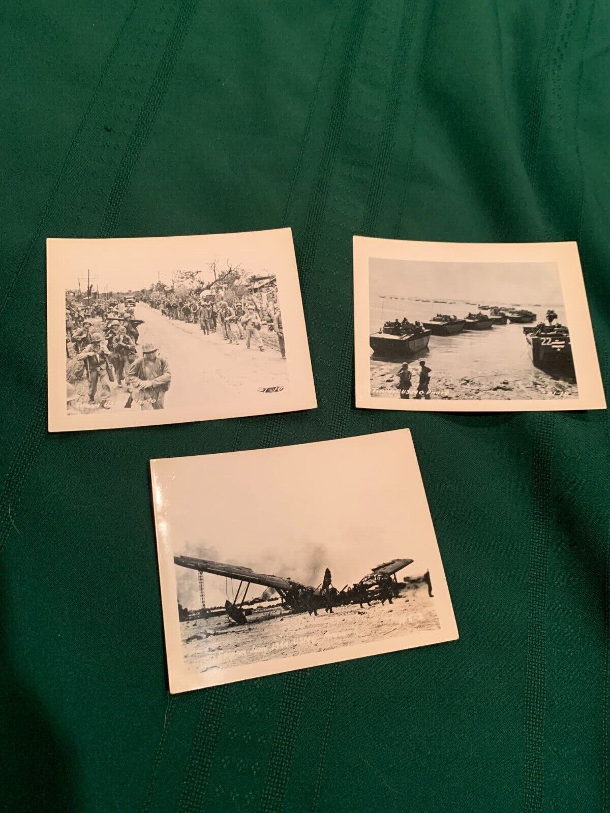 Three Original WWII USMC Photographs