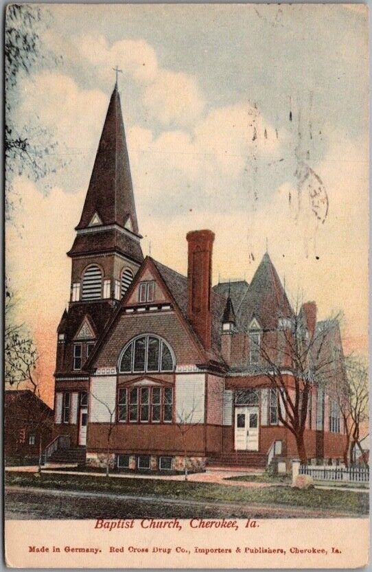 1925 CHEROKEE, Iowa Postcard \