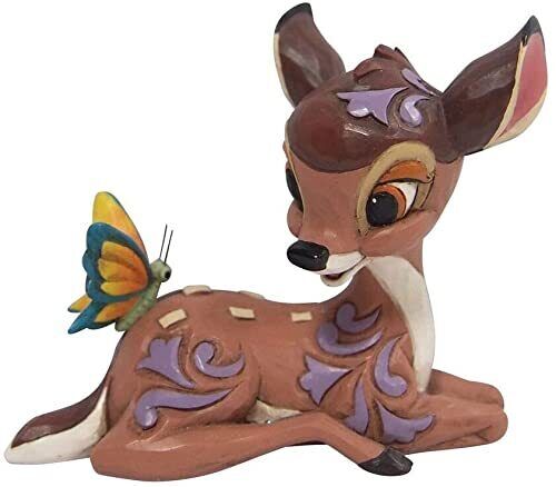 Jim Shore Disney Traditions Bambi with Butterfly Mini Figurine 2.5 inch 6010887