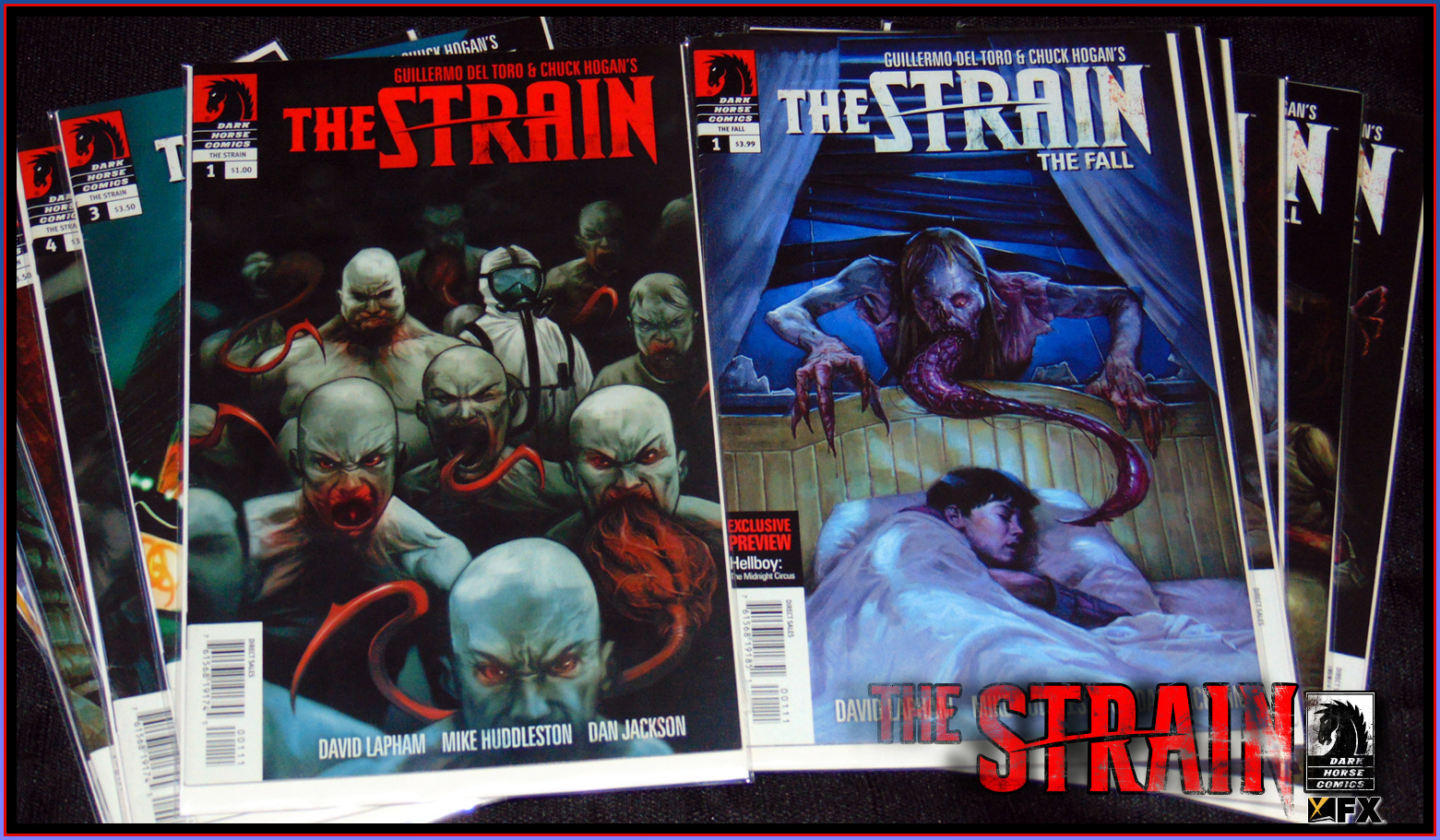 THE STRAIN #1-11 + THE STRAIN: THE FALL #1-9 LOT OF 15 ISSUES DEL TORO 6.5 FN+