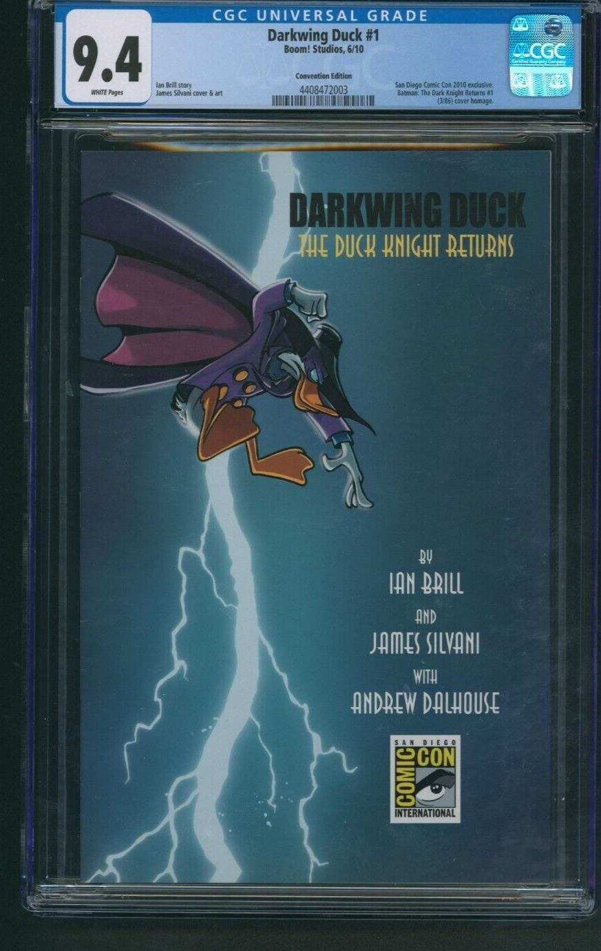 Darkwing Duck #1 SDCC Convention Edition Variant CGC 9.4 BOOM Studios 2010