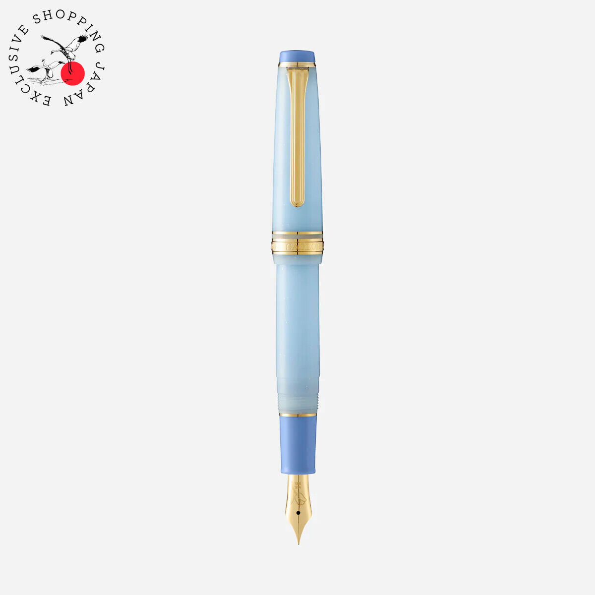 Sailor Fountain Pen Pro Gear Slim Mini 14K March Birth Aquamarine Tulip Blue New