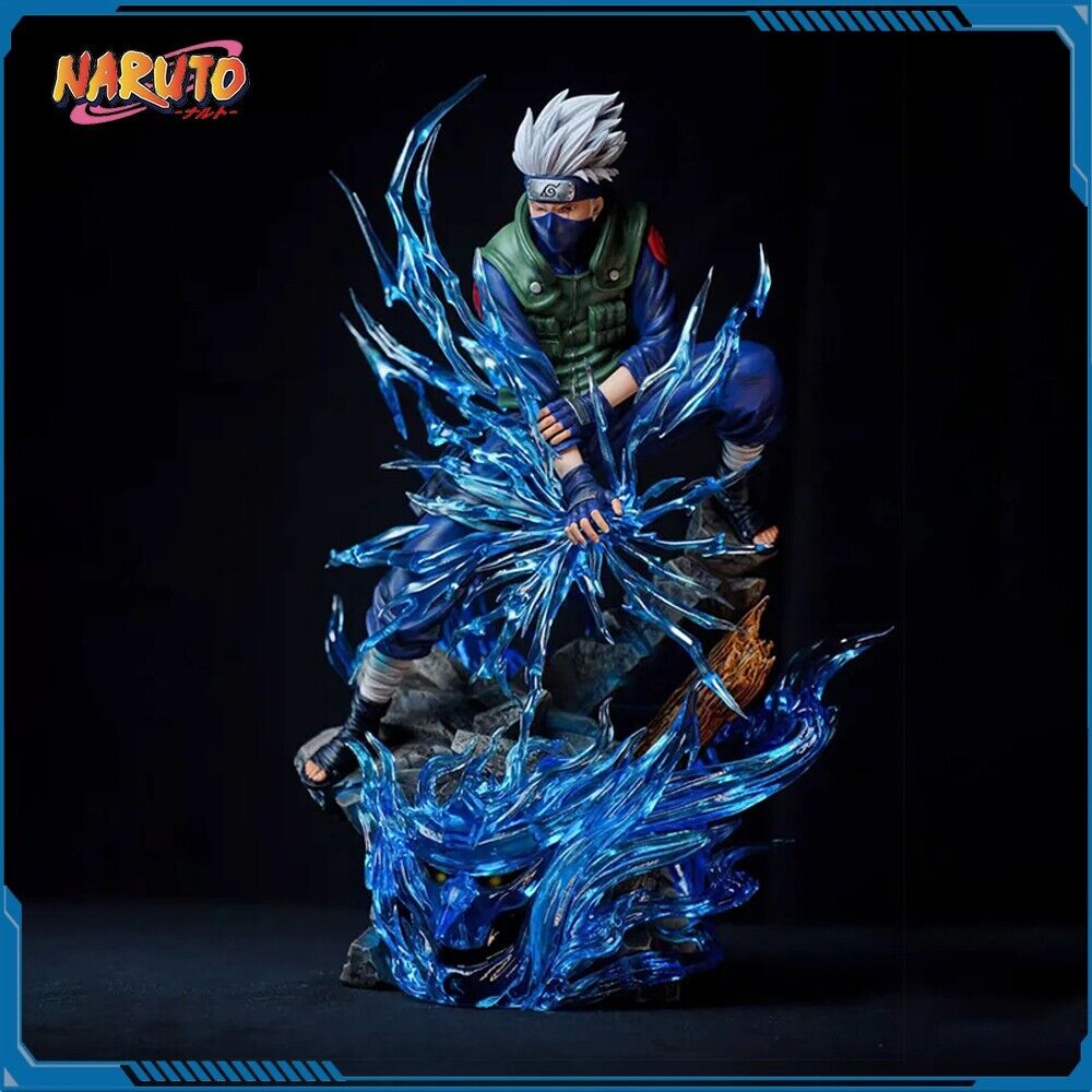 23Cm Naruto Anime Action Figures Standing Kakashi Statue Collection With BOX