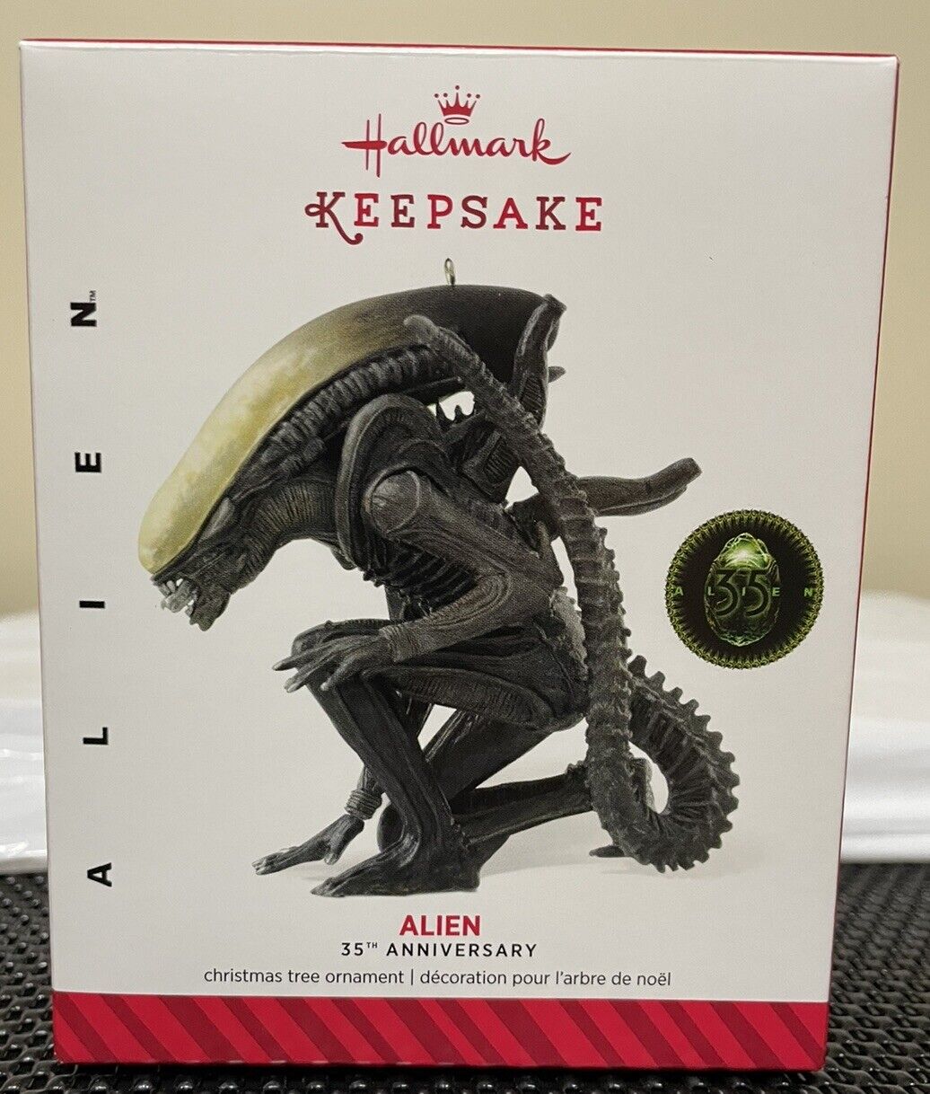 Hallmark 2014 Alien 35th Anniversary Ornament USED Excellent Condition