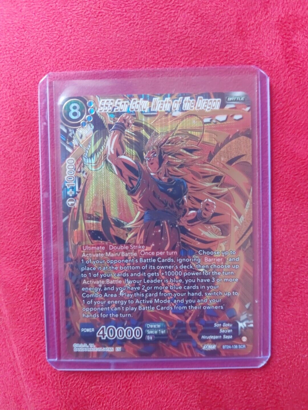 SS3 Son Goku, Wrath of the Dragon (V.1 - Secret Rare)