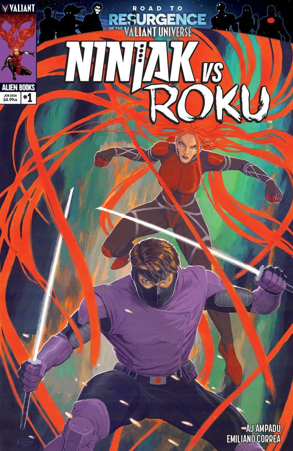 Ninjak Vs Roku #1 (of 4) Cvr A Erbetta Valiant Comic Book