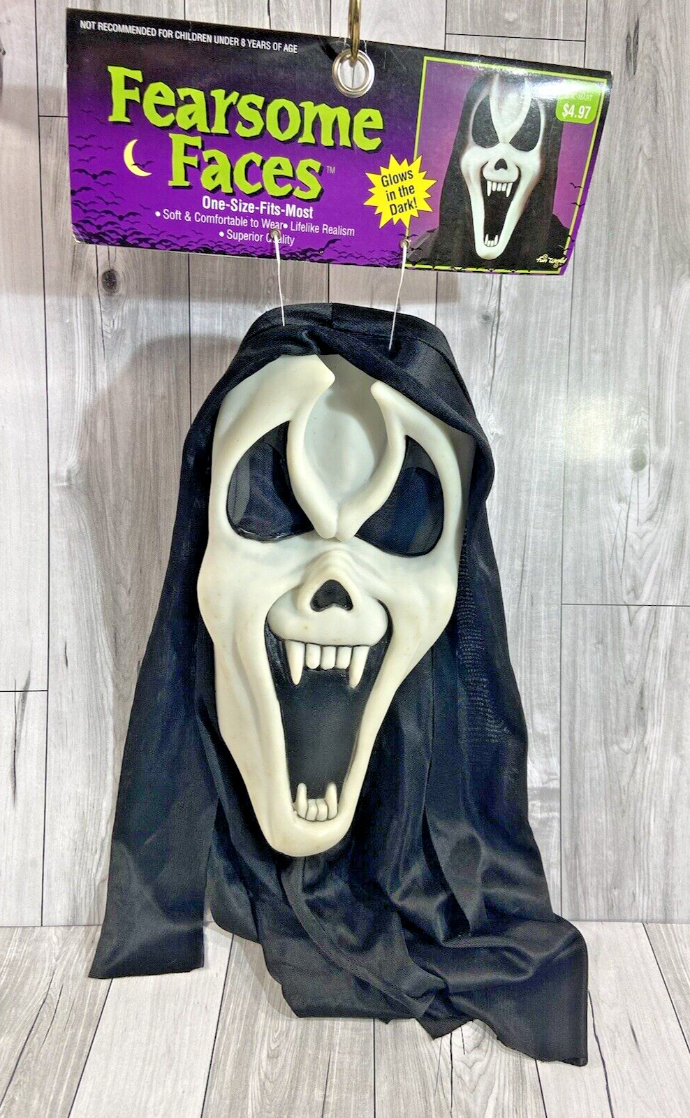 SCREAM Mask Fearsome Faces Tagged VIPER Fun World DIV Dead by Daylight NEW W/Tag