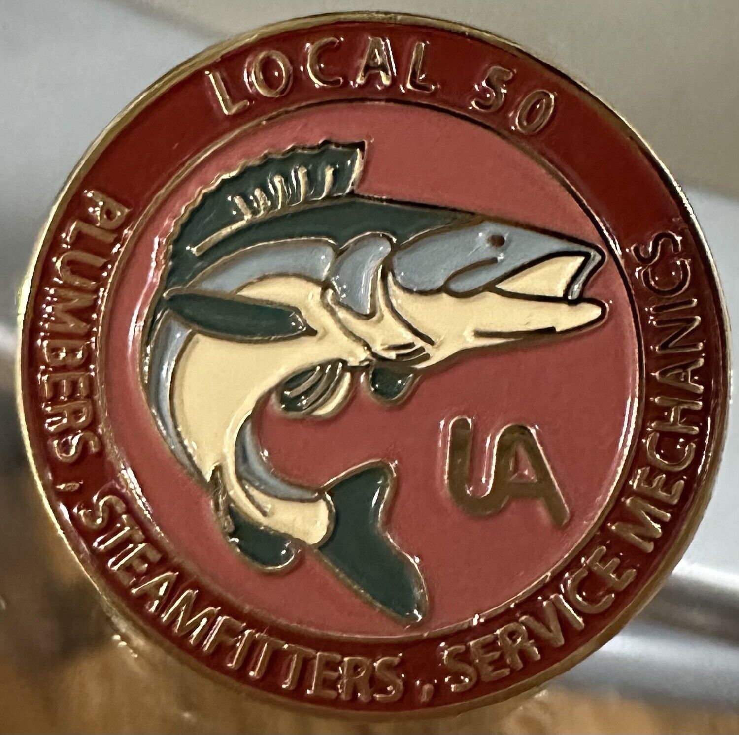 UA PLUMBERS PIPEFITTERS STEAMFITTERS UNION LOCAL 50 PIN