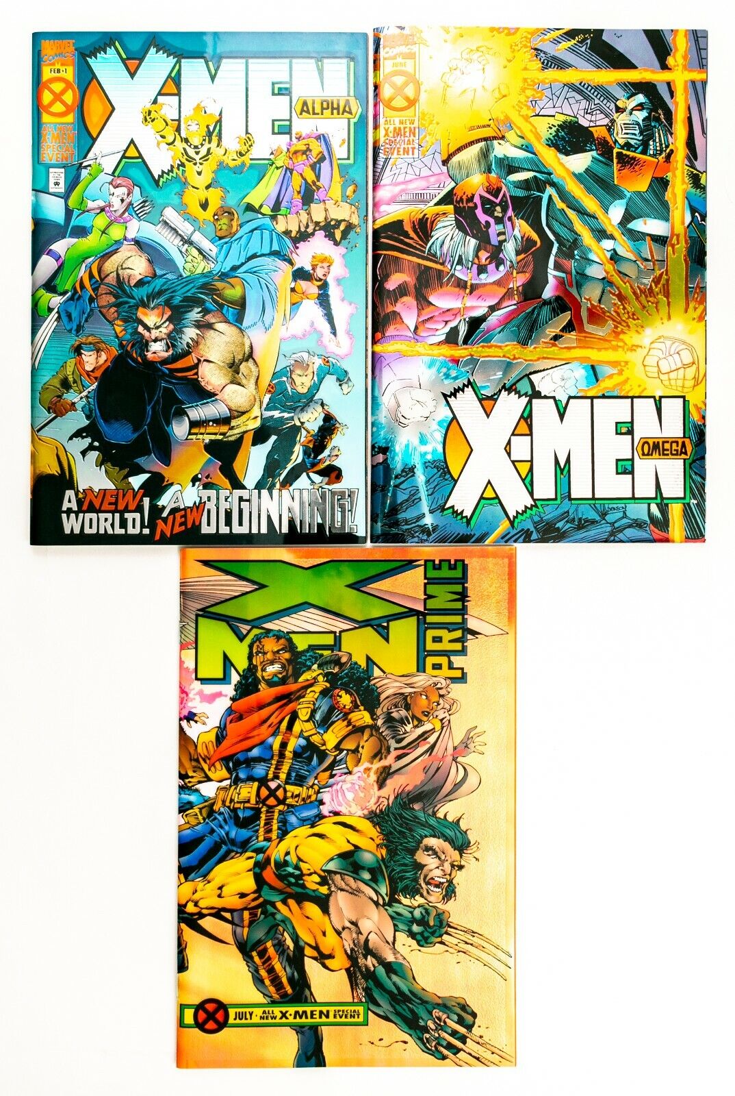 X-Men: Alpha, Omega & Prime #1 (1995 Marvel) Chromium Cover 1st Dark Beast NM-
