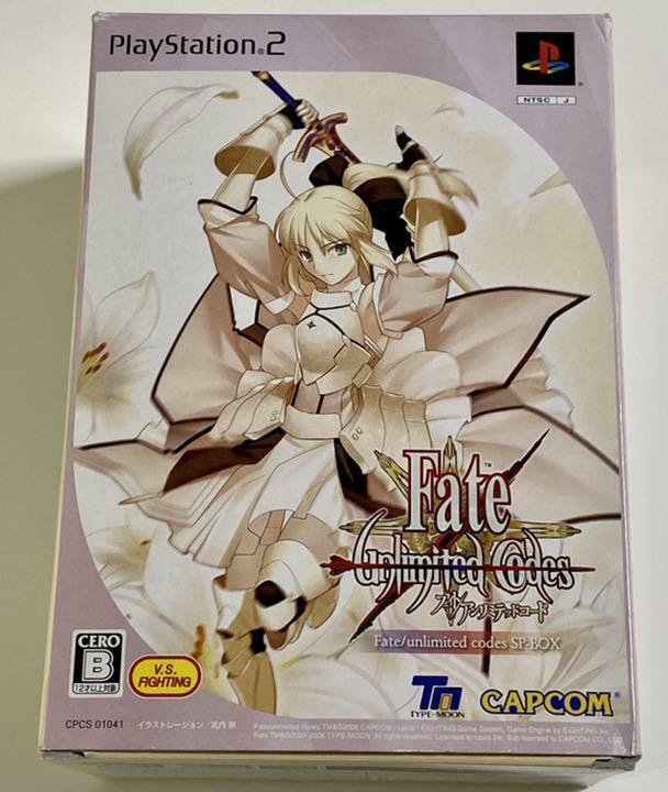Fate Unlimited Codes Saber Lily Figma Figure SP-BOX Limited Edition SONY PS2