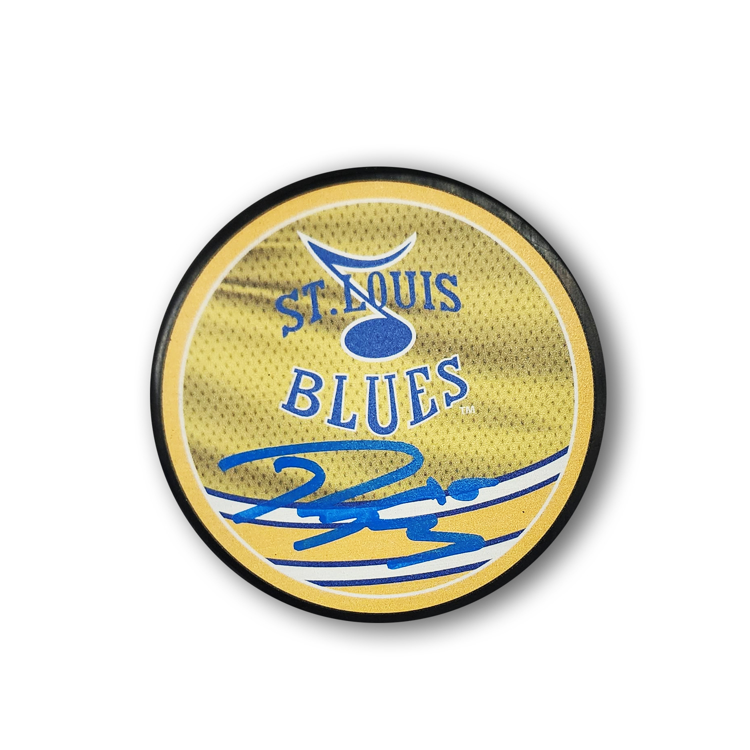 Robert Thomas Autographed St. Louis Blues Reverse Retro Hockey Puck