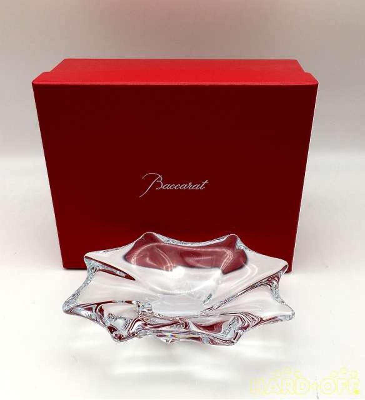 Baccarat 17.0 cm Cadix Ashtray Clear Color Crystal Glass Made in France With Box