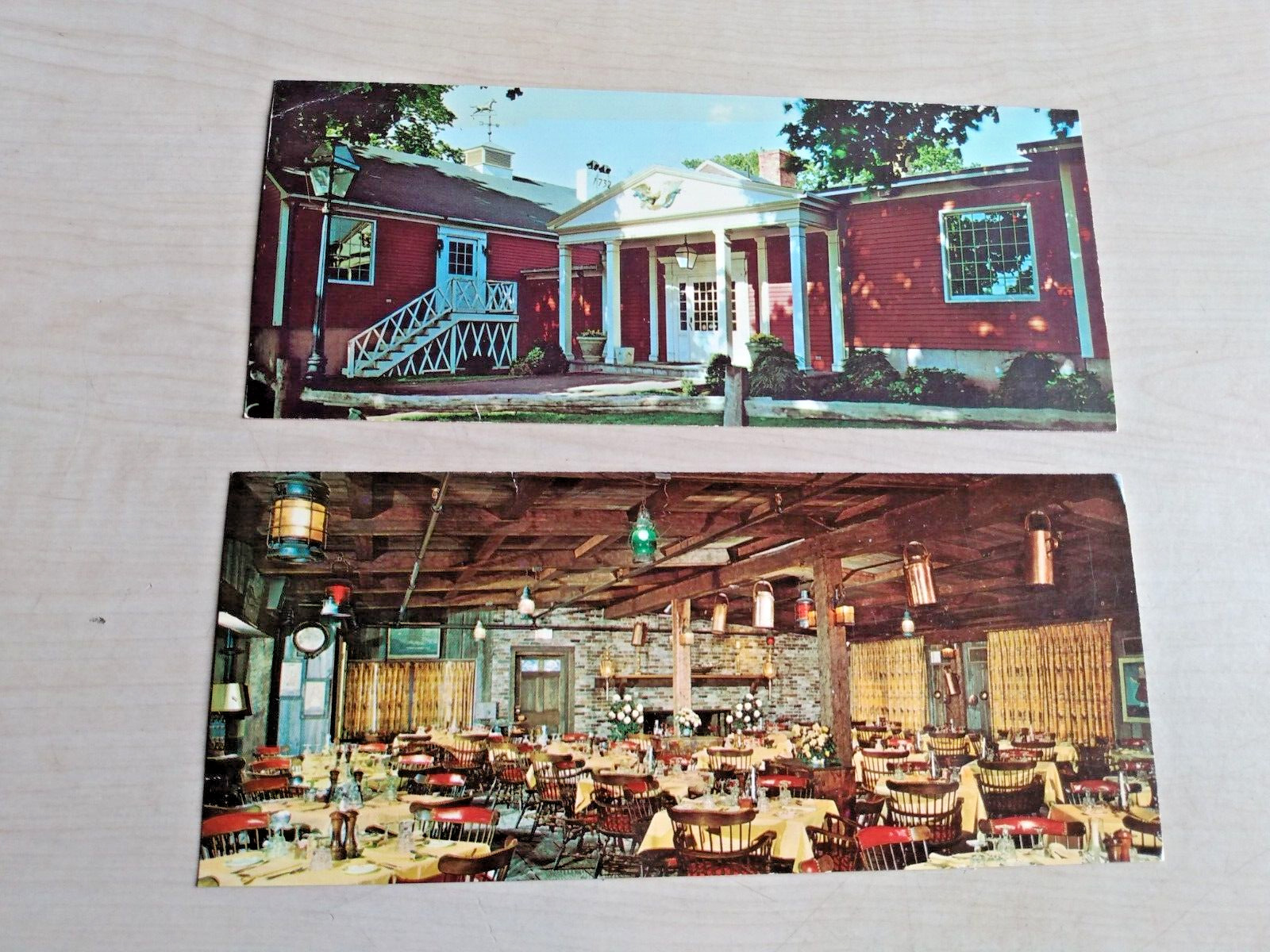 Two General Glover House Restaurant, Swampscott, Ma. Extra Long Postcard