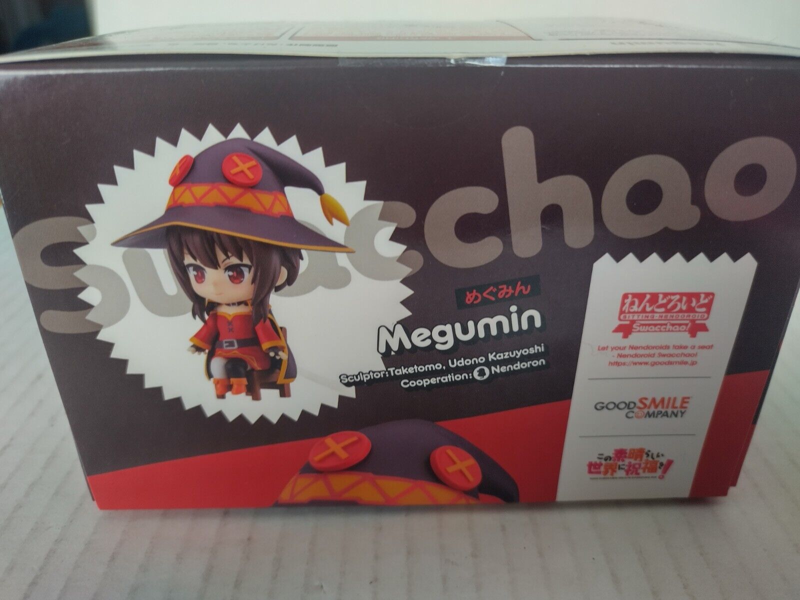 Good Smile Company Sitting Nendoroid  Swacchao Megumin New  Factory Sealed Box 