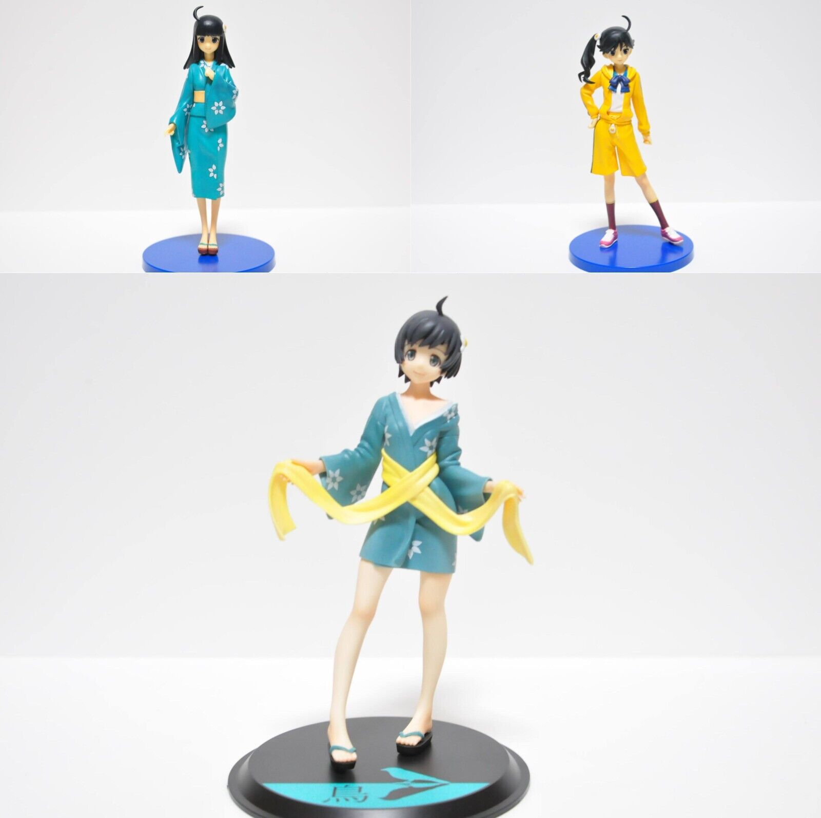 Bakemonogatari Karen Araragi Tsukihi Araragi Figure SET Fire sisters Anime Toy